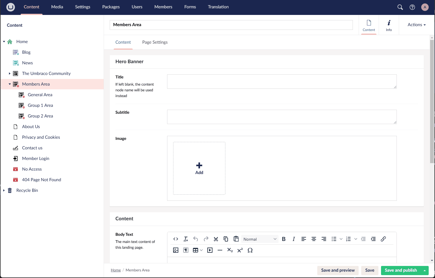 GIF demoing the automatic adding of a member group when saving Public Access settings